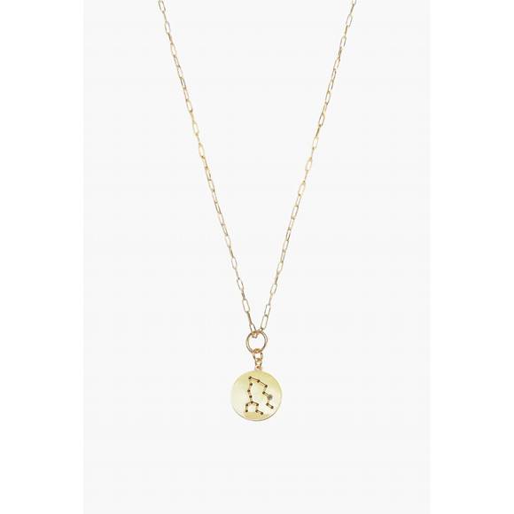 NEW THATCH women's constellation pisces charm necklace in gold - Picture 1 of 2